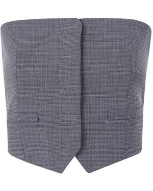 Alexander Wang Bustier Vest - Grey