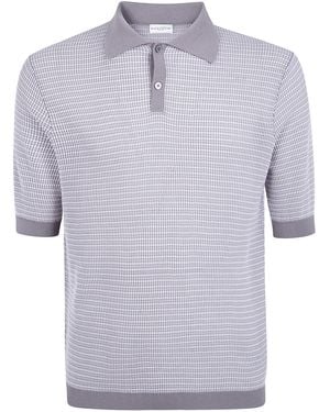 Ballantyne Bicolour Polo Shirt - Grey