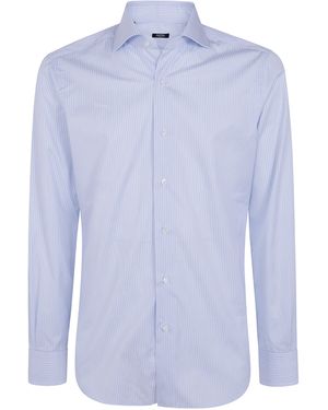Barba Napoli Shirt Classic Stripes "I1U13P0157073.U.02 Light" - Blue