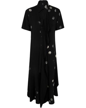 Y's Yohji Yamamoto U-Left Cloth D Dress - Black