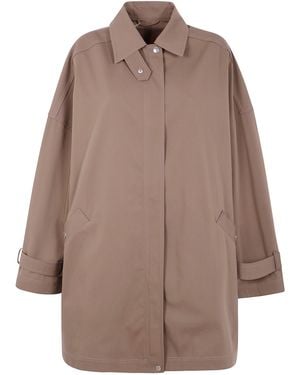 TOTEME Oversized Trench Jacket - Brown