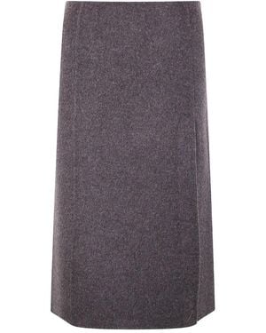 P.A.R.O.S.H. P. A.R. O.S. H. Pencil Skirt - Gray