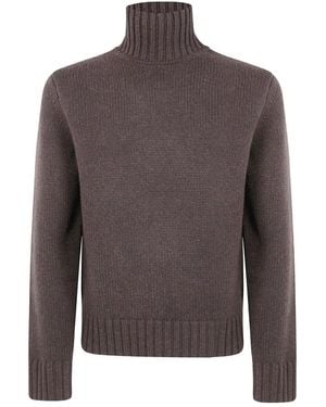 Studio Nicholson "Loris 3Gg Neat Fit" Crew Neck - Gray