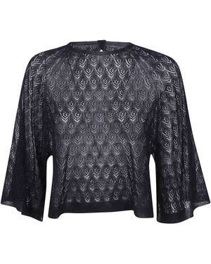 Twinset Jumper Lurex - Blue