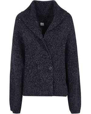 TOTEME Cardigan Shawl Lapel - Blue
