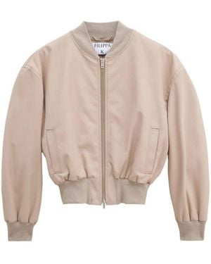 Filippa K Cotton Blouson Jacket - Natural