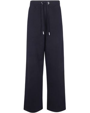 Ami Paris Small "Ami De Coeur" Embossed Jogging - Blue