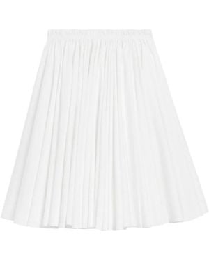 Ami Paris Midi "Corolla" Skirt - White