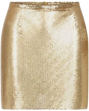 Rabanne Mini Skirt - Natural