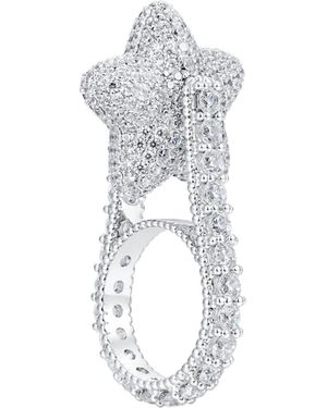 YVMIN Anello Zircone "Lucky Star" - White