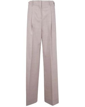 P.A.R.O.S.H. P. A.R. O.S. H. Wide Leg Troseurs - Grey