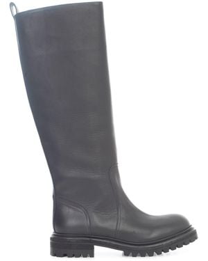 Roberto Del Carlo Kobe Rounded Point High Boot - Gray