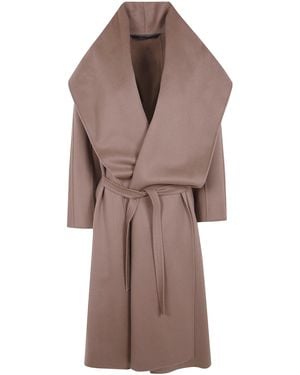 Max Mara Belted Coat "Mxt Tululo" - Brown