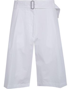 Studio Nicholson "Belted Pleated" Short - White