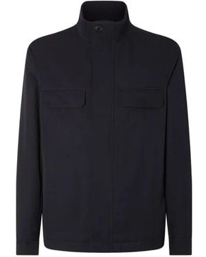 ZEGNA "Z Lux Leisurewear" Long Jacket - Blue