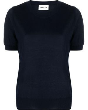 P.A.R.O.S.H. P. A.R. O.S. H. Short Sleeve Sweater - Black