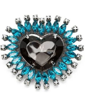Essentiel Antwerp Brooch Heart "Koeur 1 Heart" - Blue