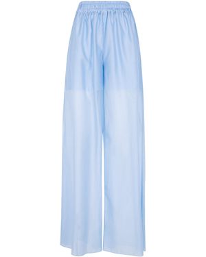 DR. HOPE Trousers Lyocell "4658.1.4281 0524 Sky" - Blue