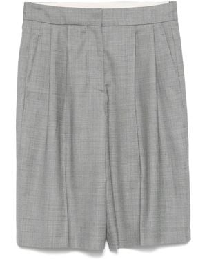 Loulou de Saison Soan Tailored Bermuda Shorts - Grey