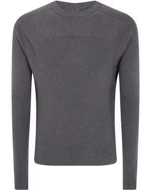 Rick Owens Maglione A Coste - Grigio