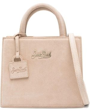 MC2 Saint Barth Suede Shop Bag Mini - Natural