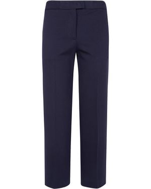 Liviana Conti Trousers Main Fabric "Jeremy" - Blue