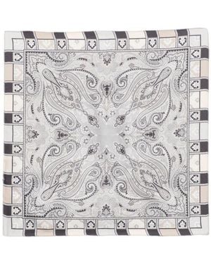 Etro Scarf Silk "Maua0004Ak1Bsx0830" - Grey