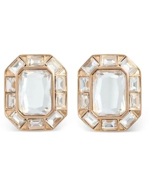 Self-Portrait Crystal Earrings - White