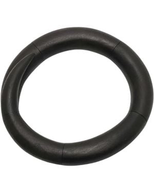 Monies Necklace Acacia Wood "Evi" - Black