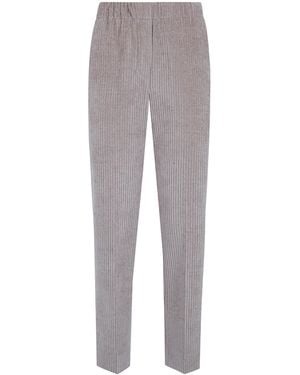 Anneclaire Pants Corduroy Pants - Gray