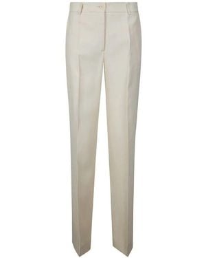 P.A.R.O.S.H. P. A.R. O. H. "Raisa26" Viscose Linen Pants - White