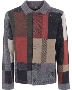 Paul Smith Sweater Patchwork "M2R. A061.W22838 78" - Black