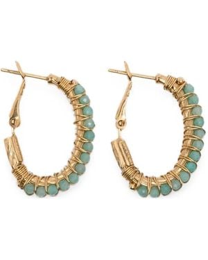 Gas Bijoux Orecchini Creole "Lyre" - Metallic