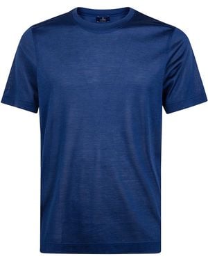 Barba Napoli Silk T-Shirt - Blue