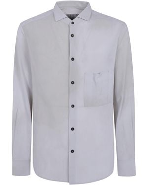 Ziggy Chen Shirt Pocket "Small Collar Pocket Shirt" - Blue