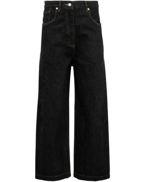 Studio Nicholson Curved Leg Denim - Black