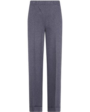 Semicouture Pants Wide Leg "Coline" - Blue