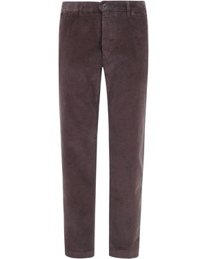 Incotex Chino Trousers Classic Regular "Classic Regular Chino" - Purple