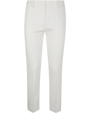 JOSEPH Bing Court Pant Light Gabardine Stretch - White