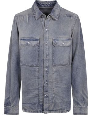 Rick Owens Jacket Denim Outershirt Jacket - Blue