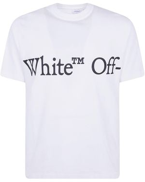 Off-White c/o Virgil Abloh T-Shirt Short Sleeves "Bookish Scarf Regular" - White