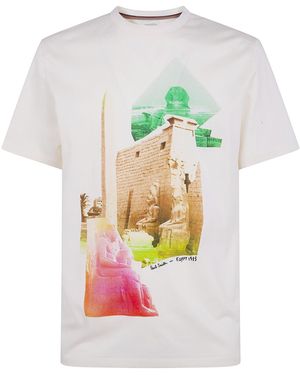Paul Smith "Egypt Photo" Print Tshirt - Grey