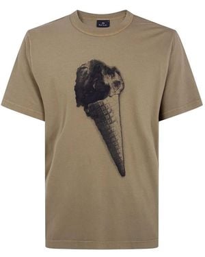 Paul Smith Casual Fit Short Sleeves T Shirt - Green