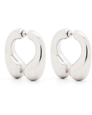 Panconesi Orecchini Metallici "P Helix" - Bianco