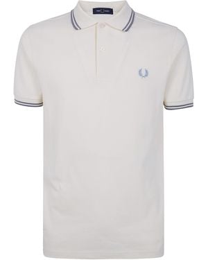 Fred Perry Twin Tipped Polo Shirt - White