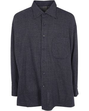 Ziggy Chen Cocoon-Shaped Shirt - Blue