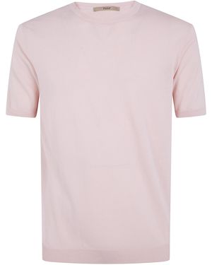 Nuur Crew Neck T-Shirt - Pink