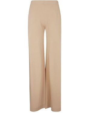 D.exterior D. Exterior Viscose Long Wide Pants - Natural