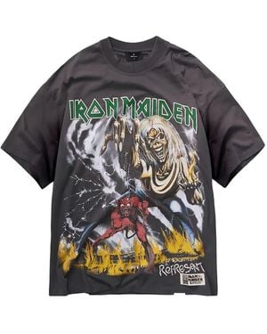 Represent Iron Maiden Number Of Beast T-Shirt - Grey