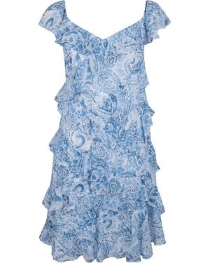 Ralph Lauren Woven Mini Dress - Blue